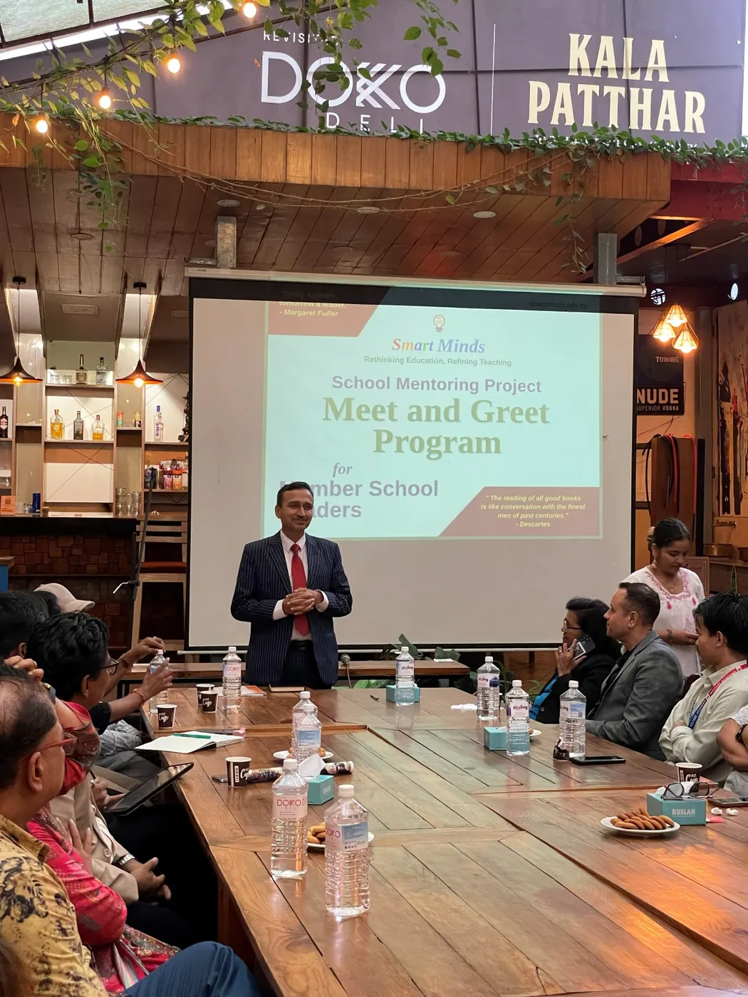 Smart Minds welcoming principals and leaders to the SMP Meet & Greet
